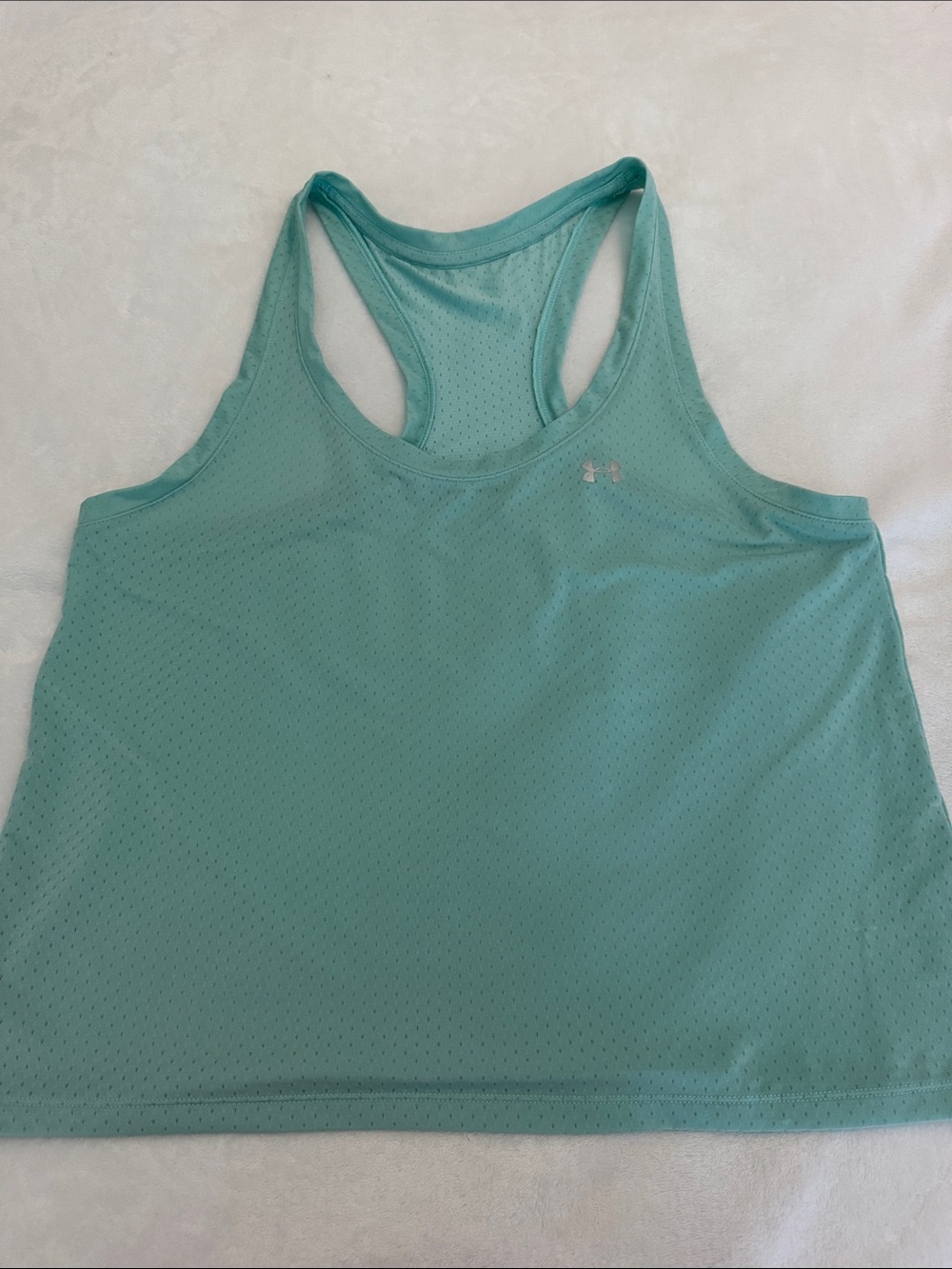 Under Armour Seafoam Green Athletic Racerback Tank